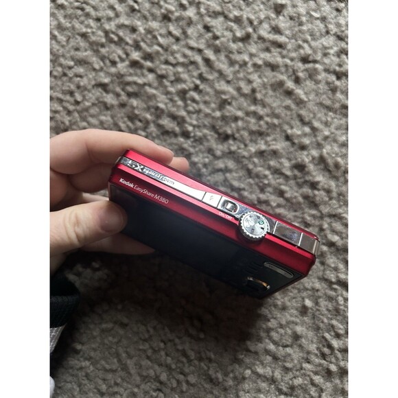 Kodak Easyshare M380 Red 10.2MP Digital Point & Shoot Camera UNTESTED - Picture 4 of 8